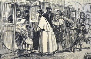 Invasion of a Smoking Carriage by George du Maurier